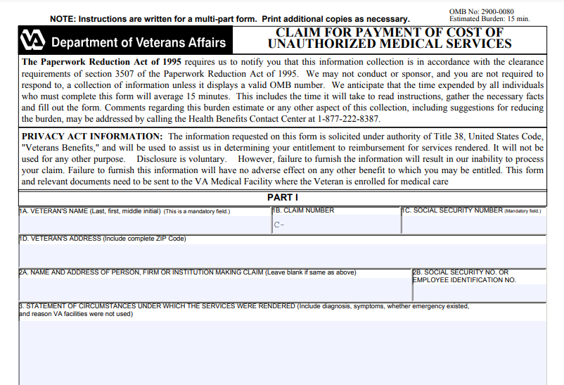 VA Form 10-583 Printable, Fillable in PDF | VA Form