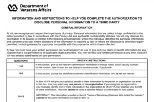 VA Form 21-0845 Printable, Fillable in PDF