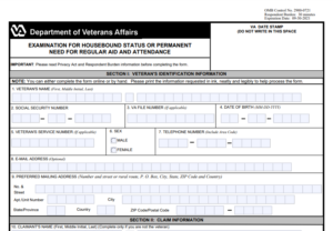 VA Form 21-2680 Printable, Fillable in PDF