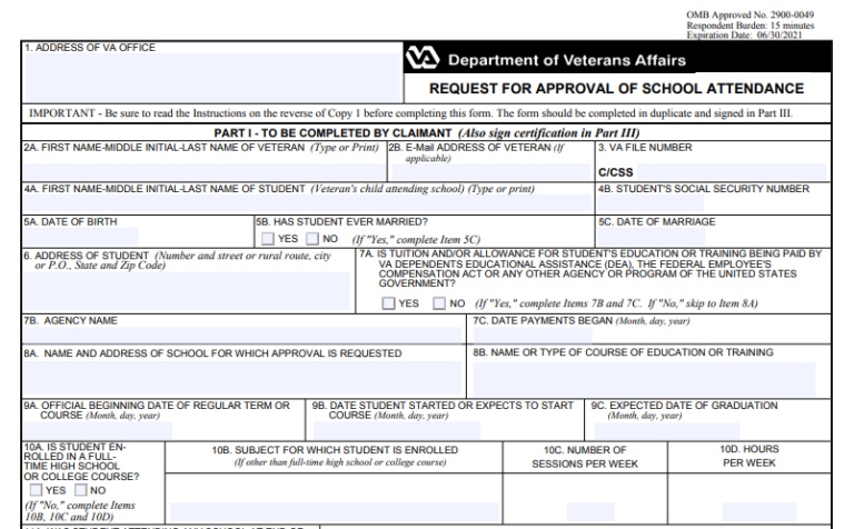 Va form 21 674c online va form
