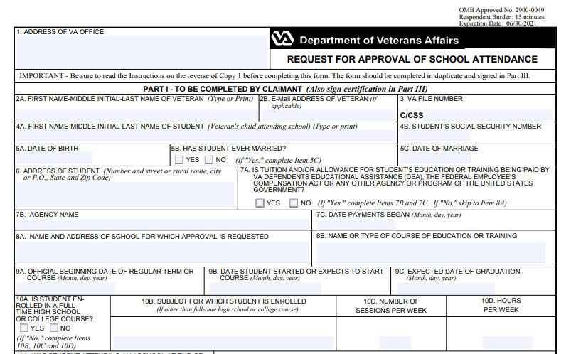 VA Form 21-674 Printable, Fillable in PDF