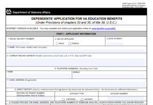 VA Form 22-5490 Printable, Fillable in PDF
