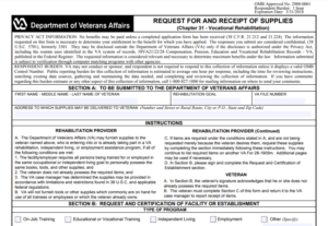 VA Form 28-1905M Printable, Fillable in PDF