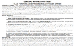 VA Form 40-1330 Printable, Fillable in PDF