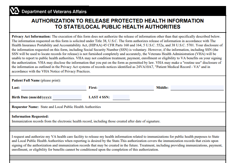 VA Form 10-252 Printable, Fillable in PDF