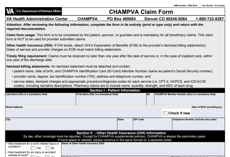 Va Form 10 7959c Printable Printable World Holiday