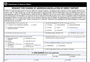 VA Form 20-572 Printable, Fillable in PDF