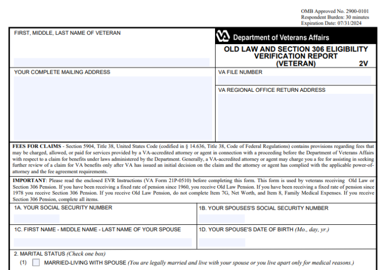 VA Form 4692 Pdf Fillable | VA Form