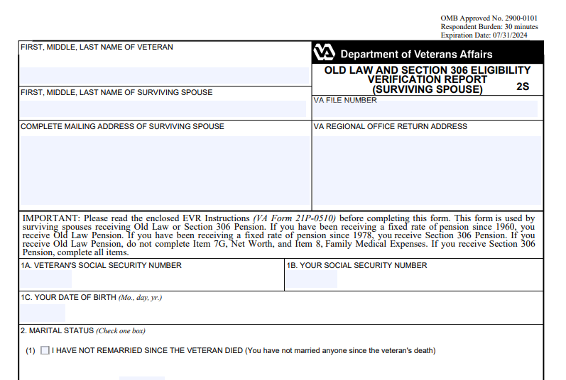 VA Form 21P-0512s-1 Printable, Fillable in PDF