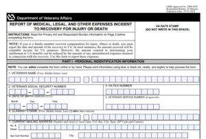VA Form 21P-8416b Printable, Fillable in PDF