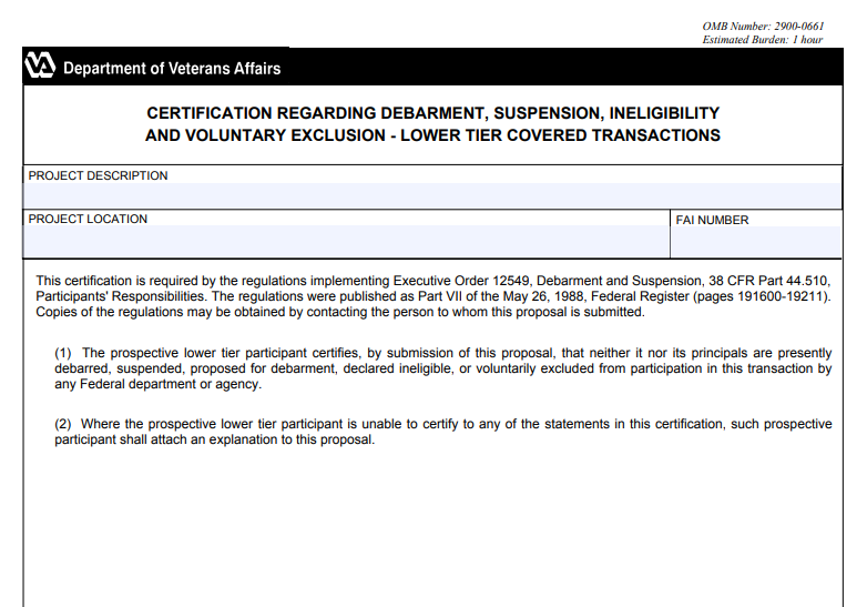 VA Form 10-0388-12 Printable, Fillable in PDF