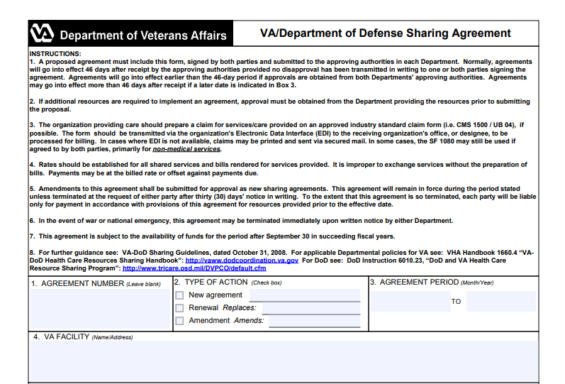 VA Form 10-1245C Printable, Fillable in PDF