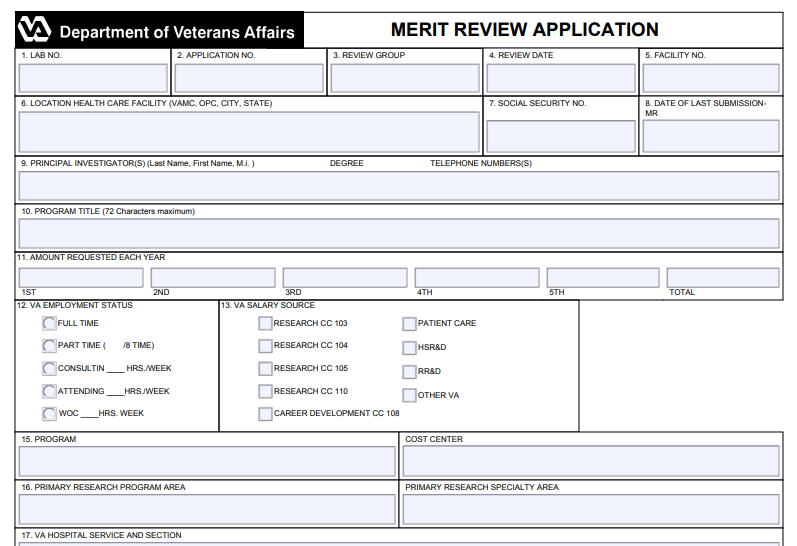 VA Form 10-1313-1 Printable, Fillable in PDF
