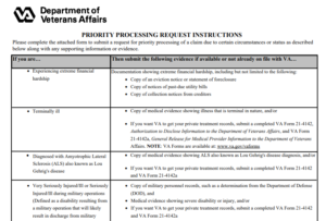 VA Form 20-10207 Printable, Fillable in PDF