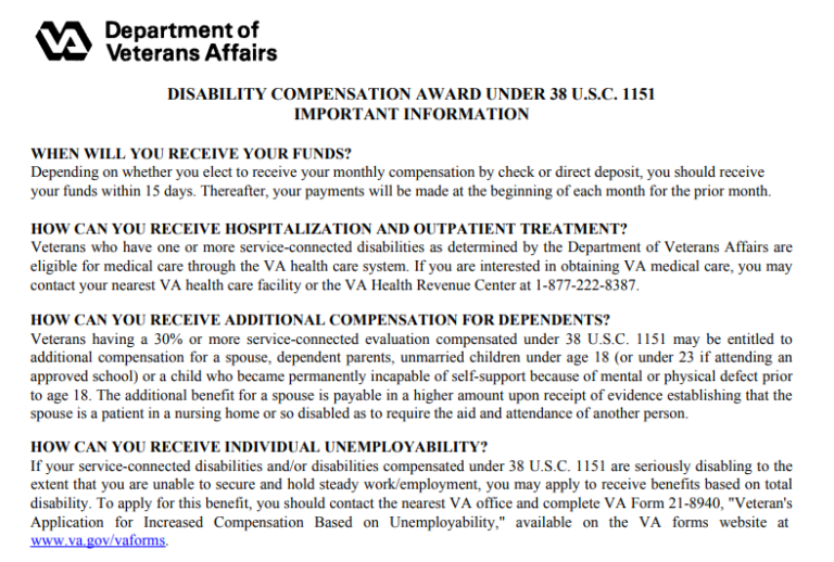 Va Form 1151 Pdf Download Va Form 6520