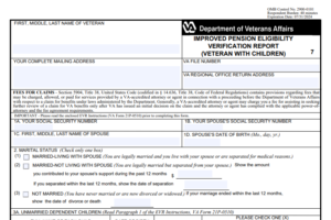 VA Form 21P-0517-1 Printable, Fillable in PDF