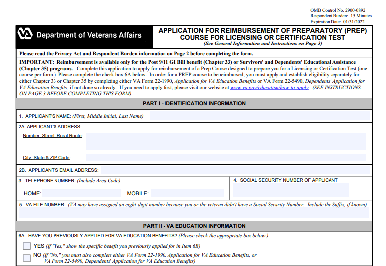 VA Form 22-10270 Printable, Fillable in PDF
