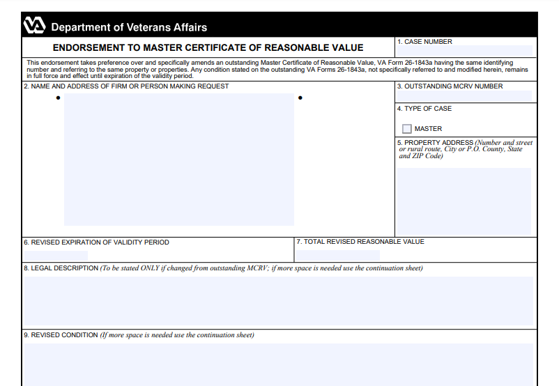 VA Form 26-6363 Printable, Fillable in PDF