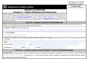 VA Form 28-1905r Printable, Fillable in PDF