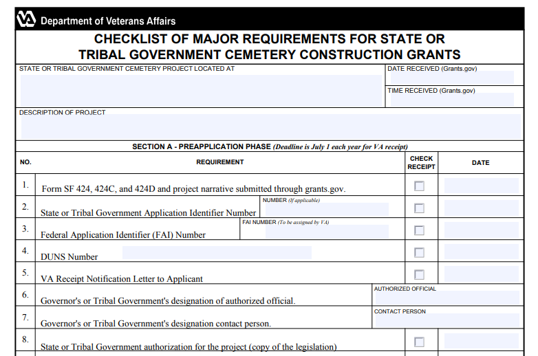 VA Form 40-0895-14 Printable, Fillable in PDF