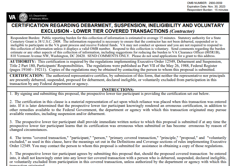 VA Form 40-0895-12 Printable, Fillable in PDF