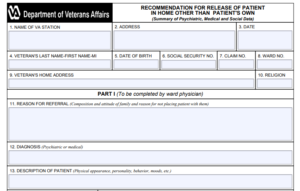 VA Form 10-2406 Printable, Fillable in PDF