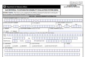 VA Form 21-0819 Printable, Fillable in PDF