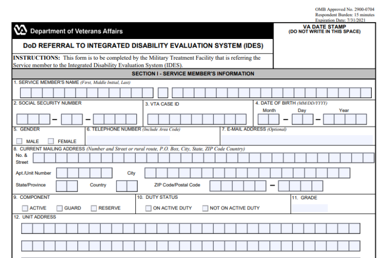 VA 21 0845 Pdf Fillable | VA Form