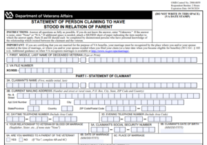 VA Form 21P-524 Printable, Fillable in PDF