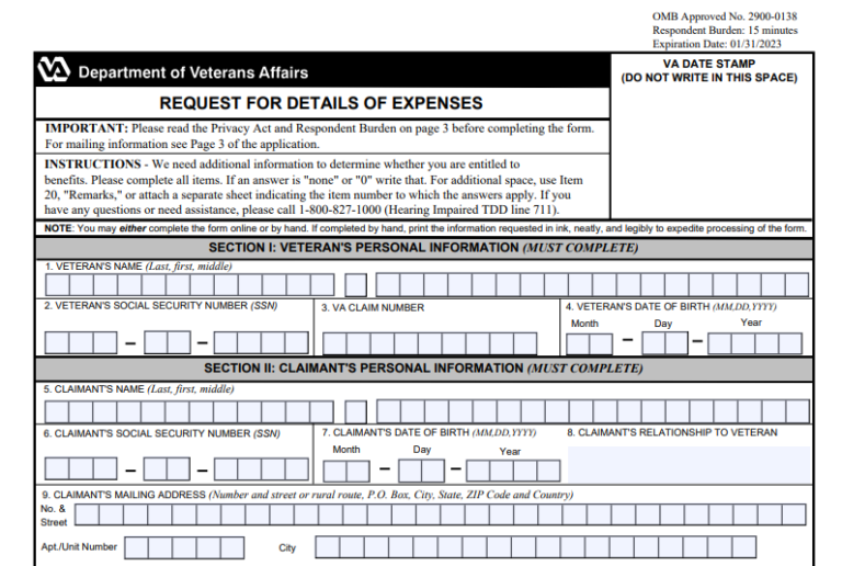 VA Form 21P-8049 Printable, Fillable in PDF | VA Form