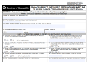 VA Form 22-0989 Printable, Fillable in PDF