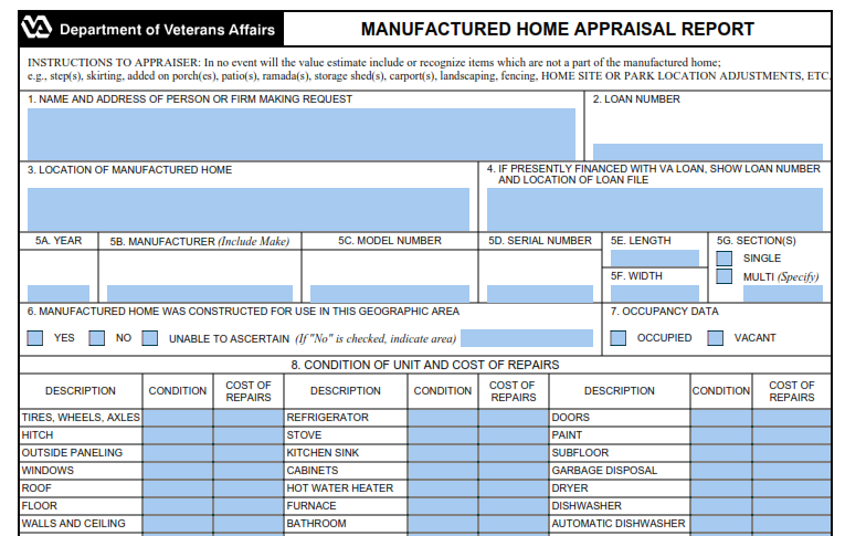 VA Form 26-8712 Printable, Fillable in PDF