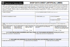 VA Form 2793 Printable, Fillable in PDF