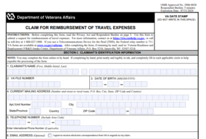 VA Form 28-0968 Printable, Fillable in PDF