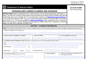 VA Form 28-8832 Printable, Fillable in PDF