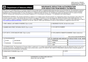 VA Form 29-888 Printable, Fillable in PDF