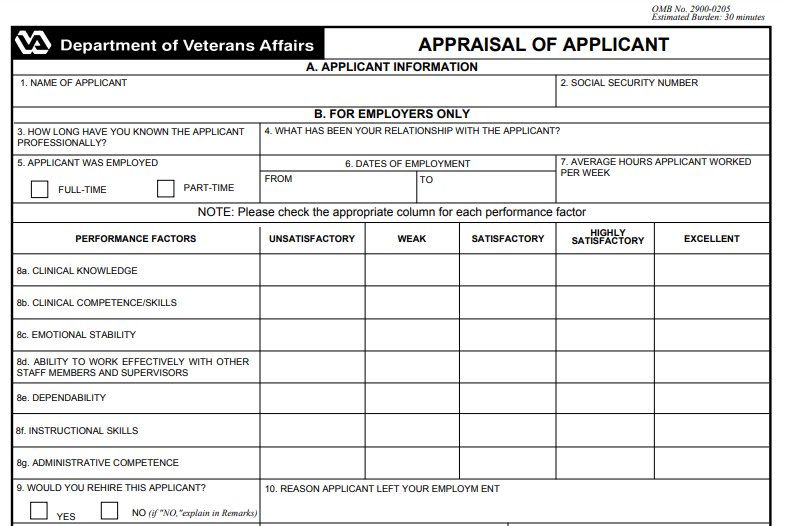 VA Form FL-10-341a Printable, Fillable in PDF