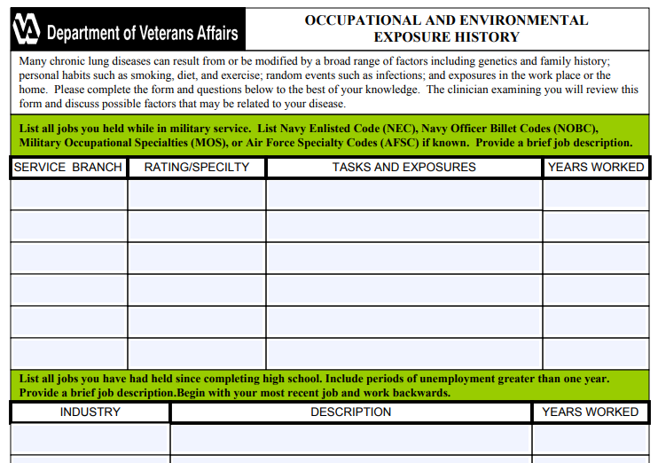 VA Form 10-0445 Printable, Fillable in PDF