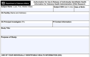 VA Form 10-0493 Printable, Fillable in PDF