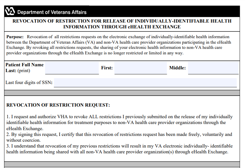 VA Form 10-0525 Printable, Fillable in PDF